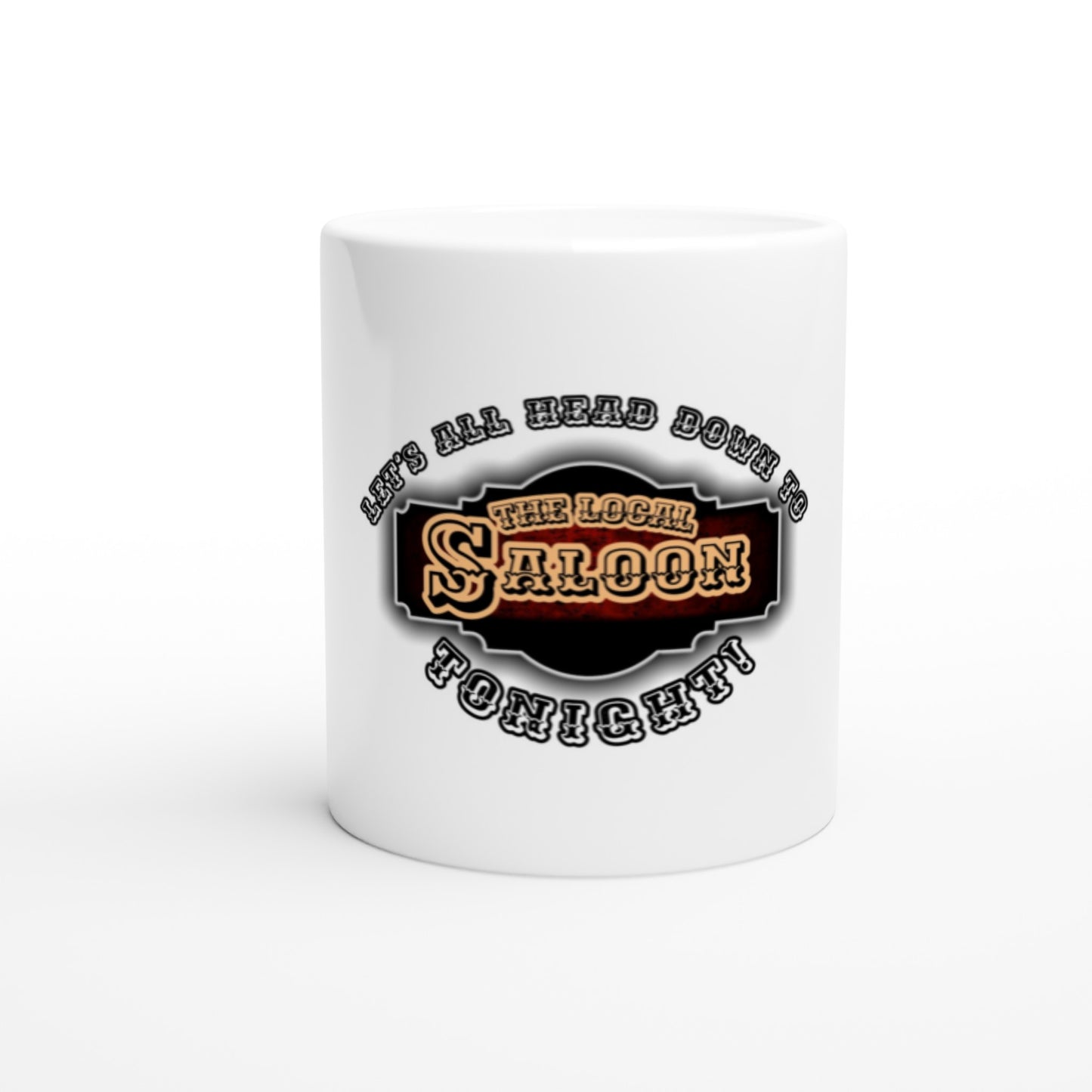 The Local Saloon Coffee Mug (White 11oz Ceramic)